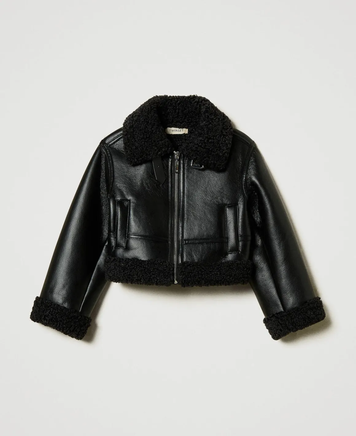 TWINSET Milano Giacca Aviatore Con Faux Fur | Giacche E Capispalla