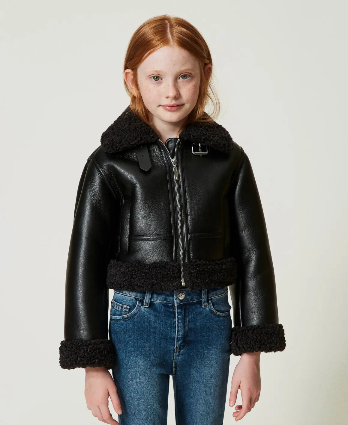 TWINSET Milano Giacca Aviatore Con Faux Fur | Giacche E Capispalla