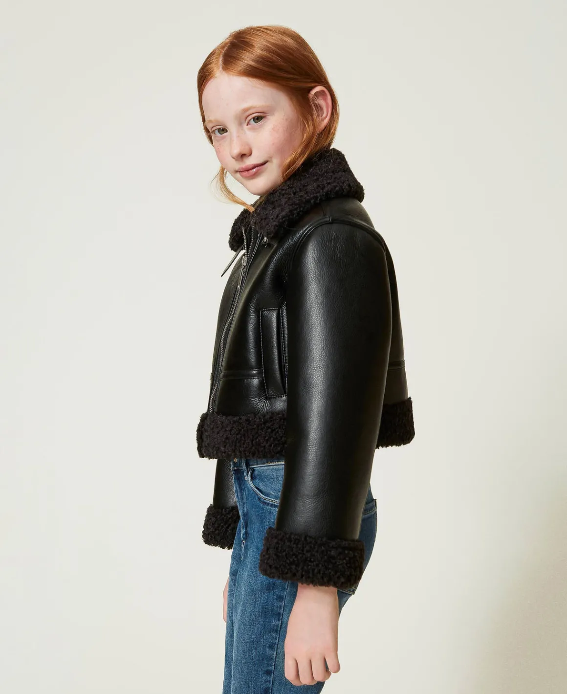 TWINSET Milano Giacca Aviatore Con Faux Fur | Giacche E Capispalla