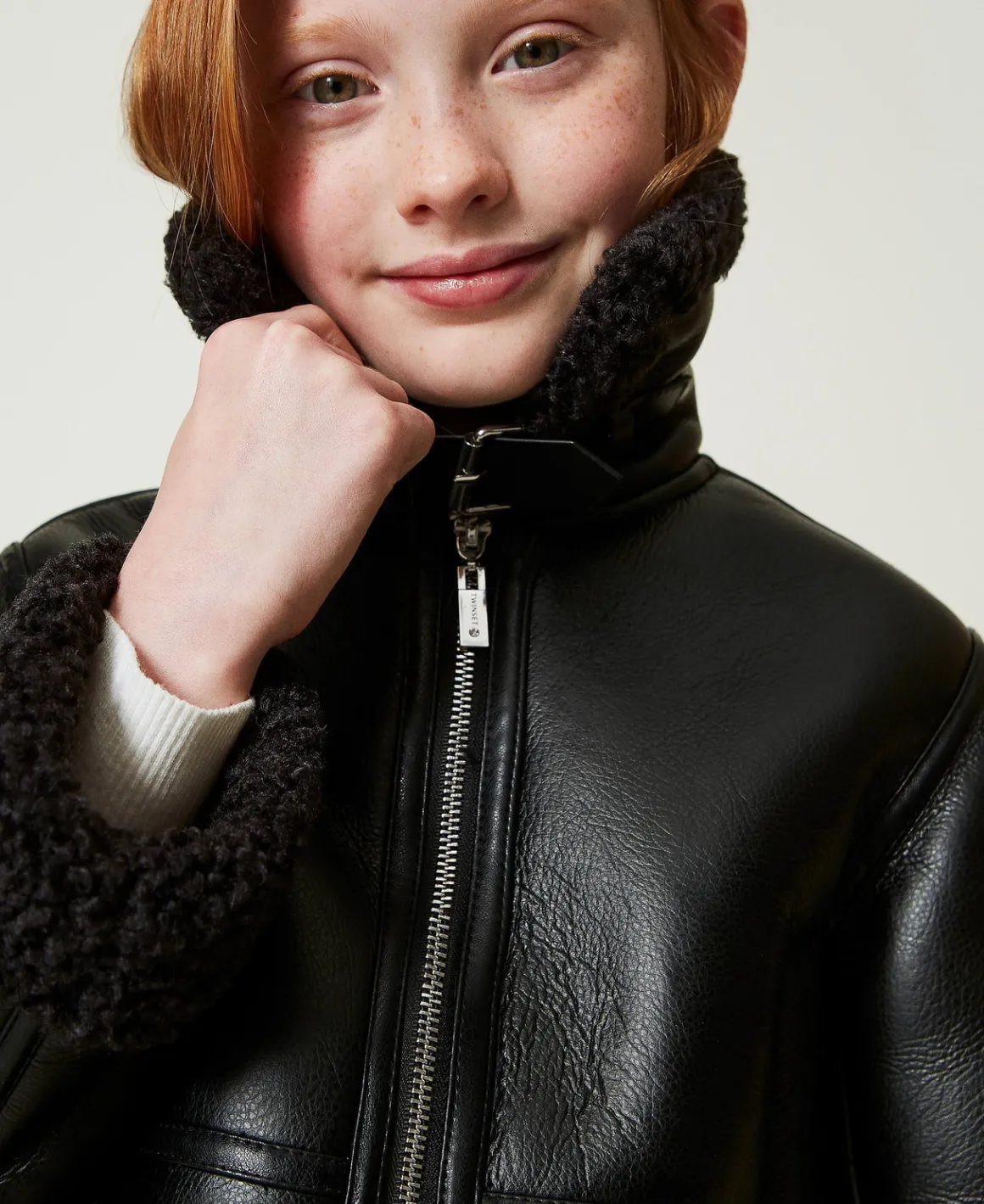 TWINSET Milano Giacca Aviatore Con Faux Fur | Giacche E Capispalla