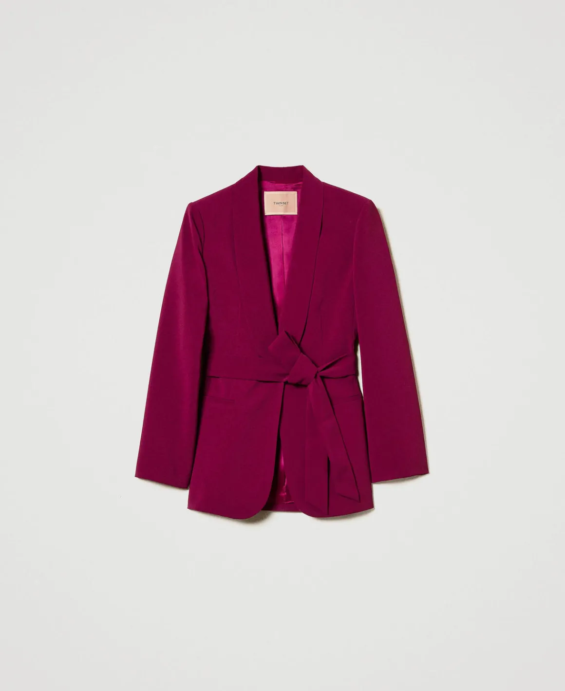 TWINSET Milano Giacca Blazer Con Cintura E Catena Oval T | Giacche E Piumini | Blazer