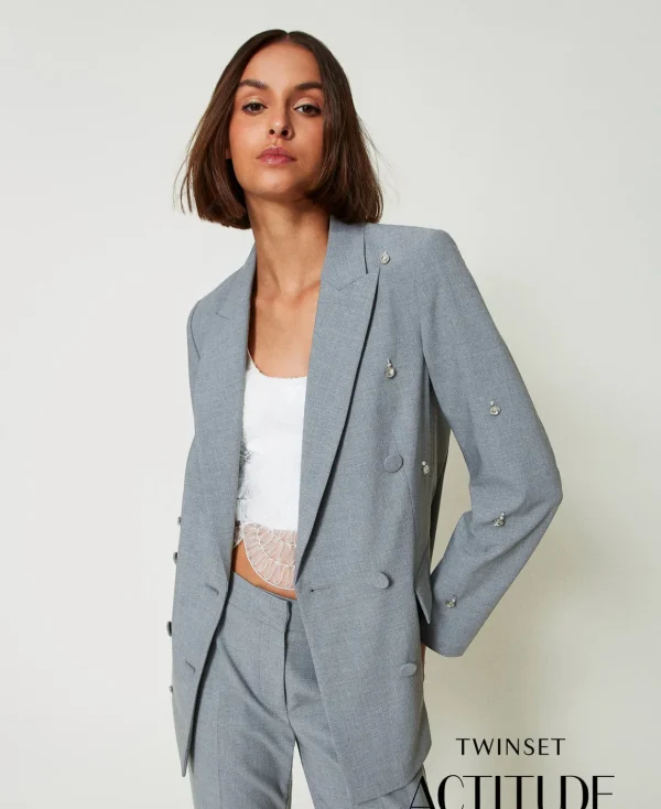 TWINSET Milano Giacca Blazer Con Ricami A Mano | Giacche E Piumini | Blazer