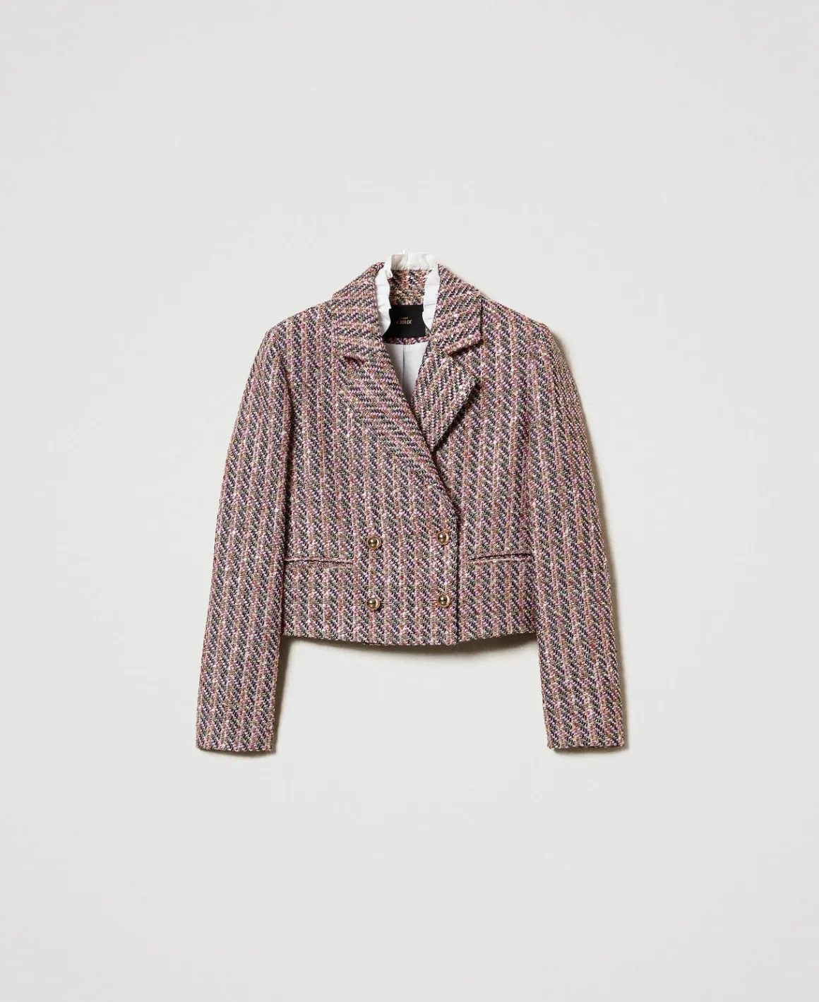 TWINSET Milano Giacca Blazer In Bouclé E Lurex | Giacche E Piumini | Blazer