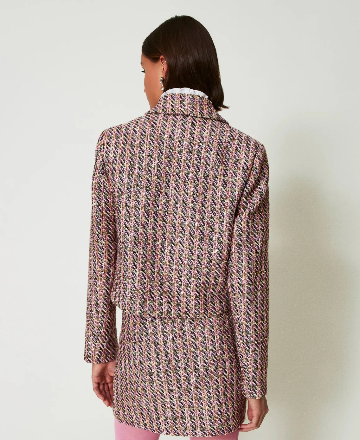 TWINSET Milano Giacca Blazer In Bouclé E Lurex | Giacche E Piumini | Blazer
