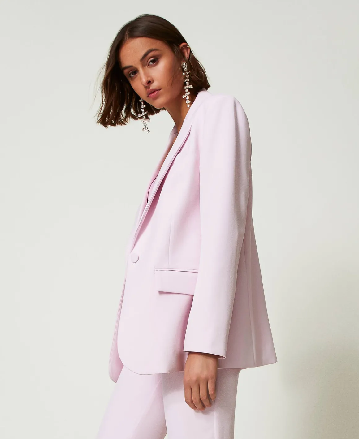TWINSET Milano Giacca Blazer In Crêpe Cady | Giacche E Piumini | Blazer
