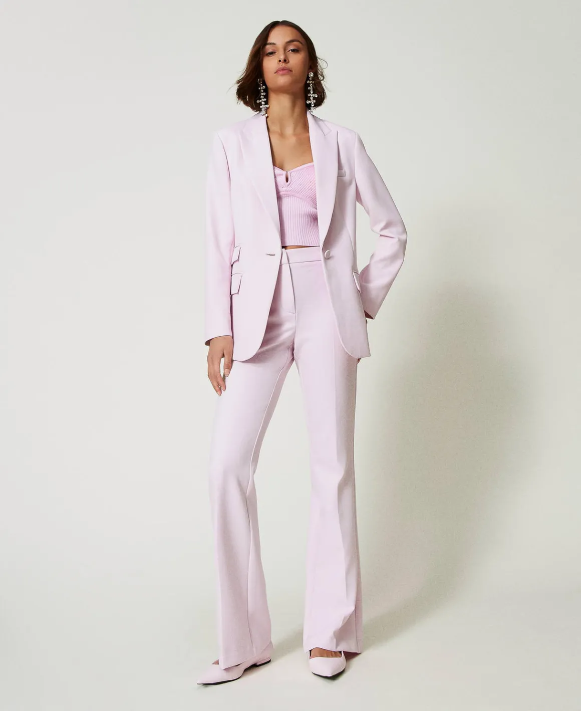TWINSET Milano Giacca Blazer In Crêpe Cady | Giacche E Piumini | Blazer