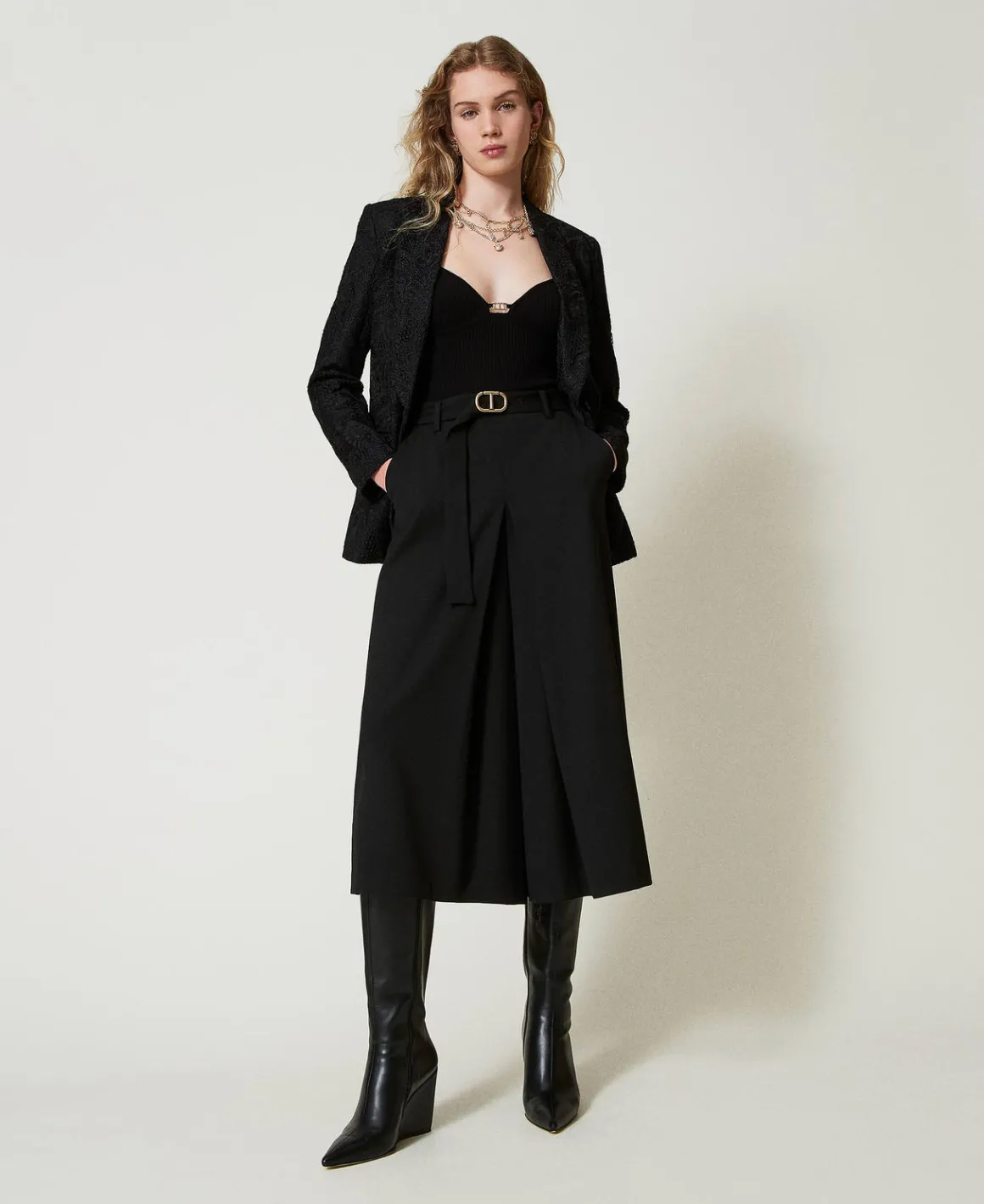 TWINSET Milano Giacca Blazer In Pizzo Macramè | Giacche E Piumini | Blazer