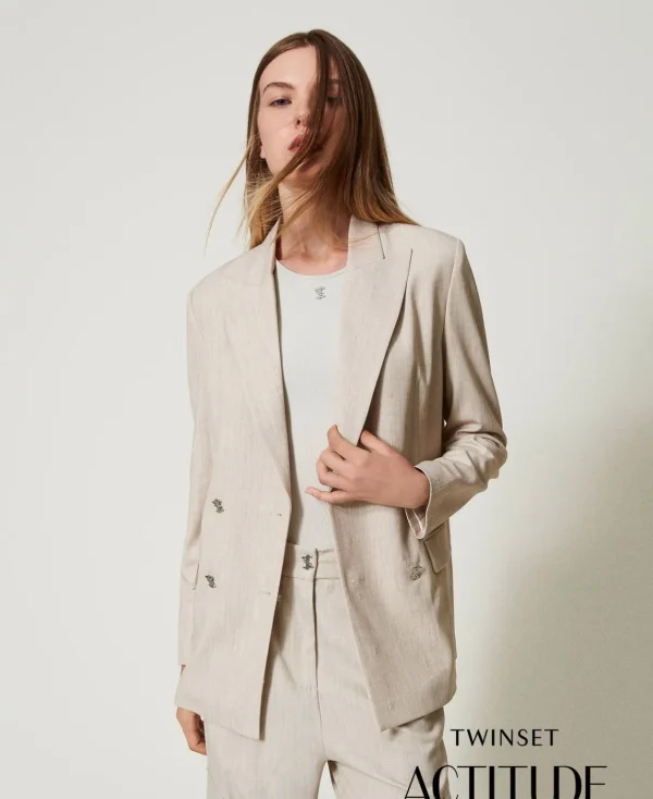 TWINSET Milano Giacca Blazer MYFO Con Ricamo | Giacche E Piumini | Blazer