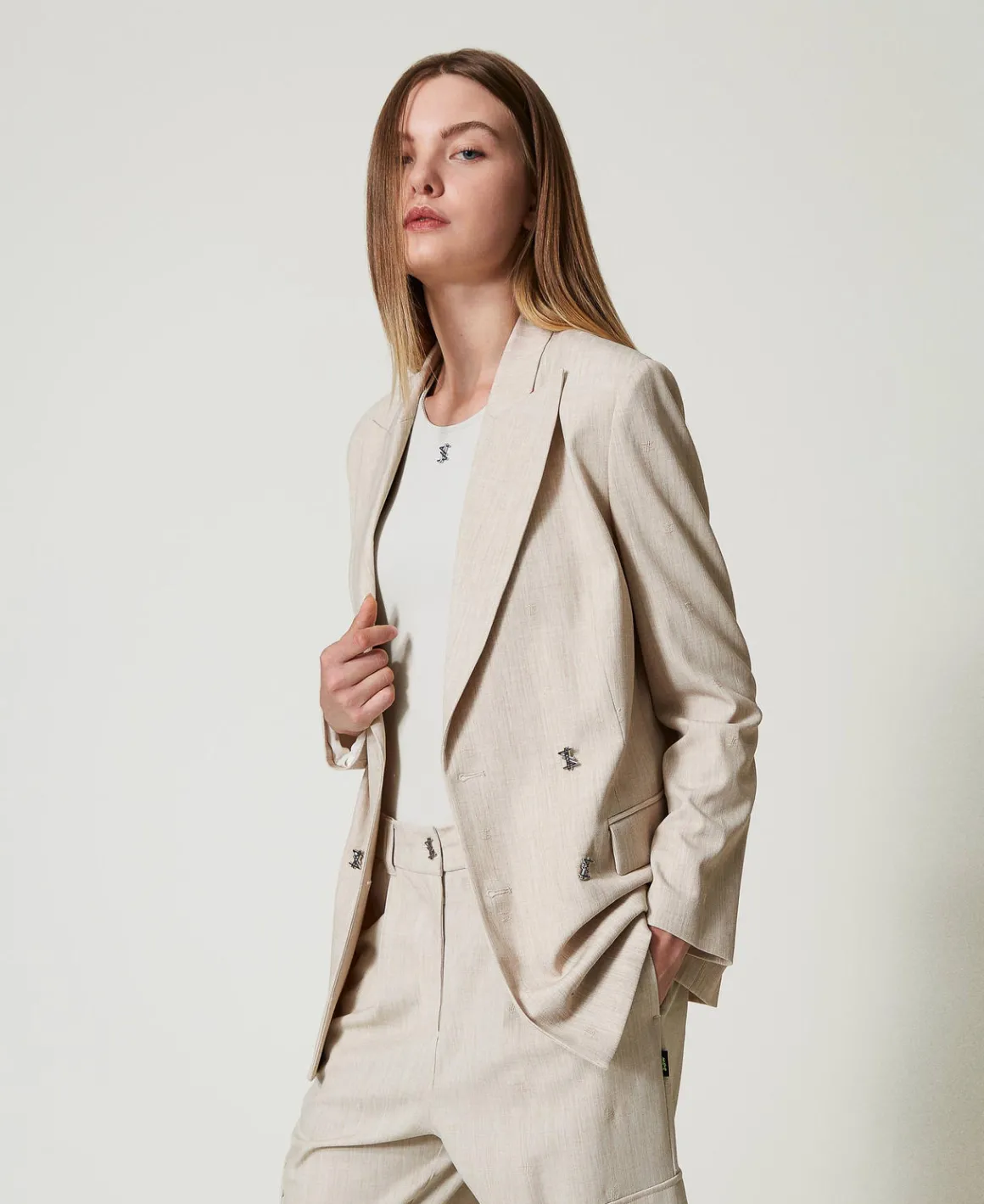 TWINSET Milano Giacca Blazer MYFO Con Ricamo | Giacche E Piumini | Blazer