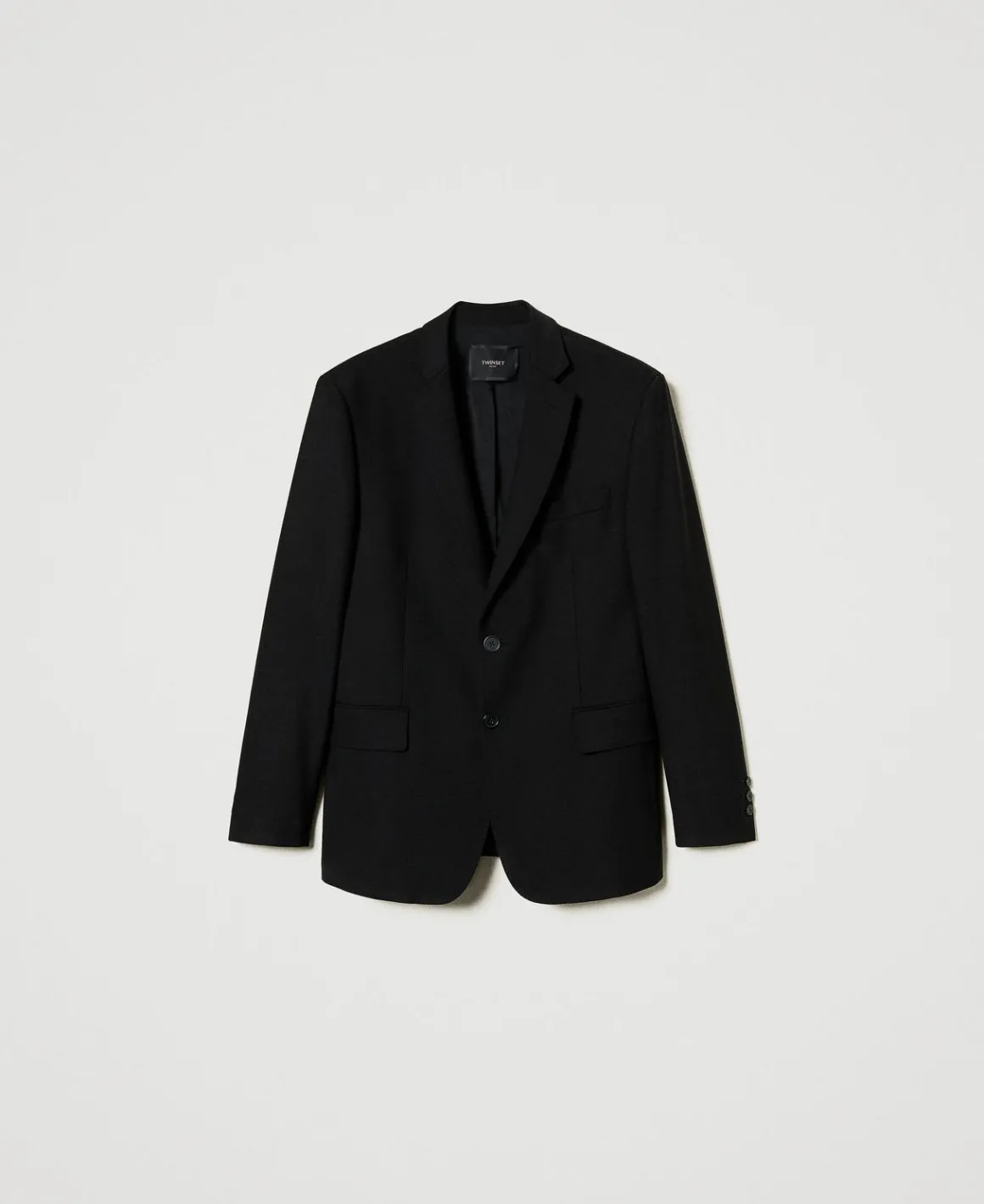 TWINSET Milano Giacca Blazer Sartoriale In Serge Misto Lana | Giacche E Piumini | Blazer