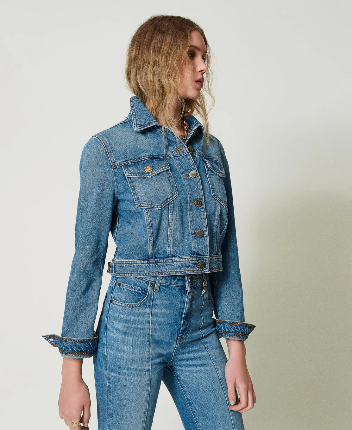 TWINSET Milano Giacca In Jeans Con Tasche | Giacche E Piumini