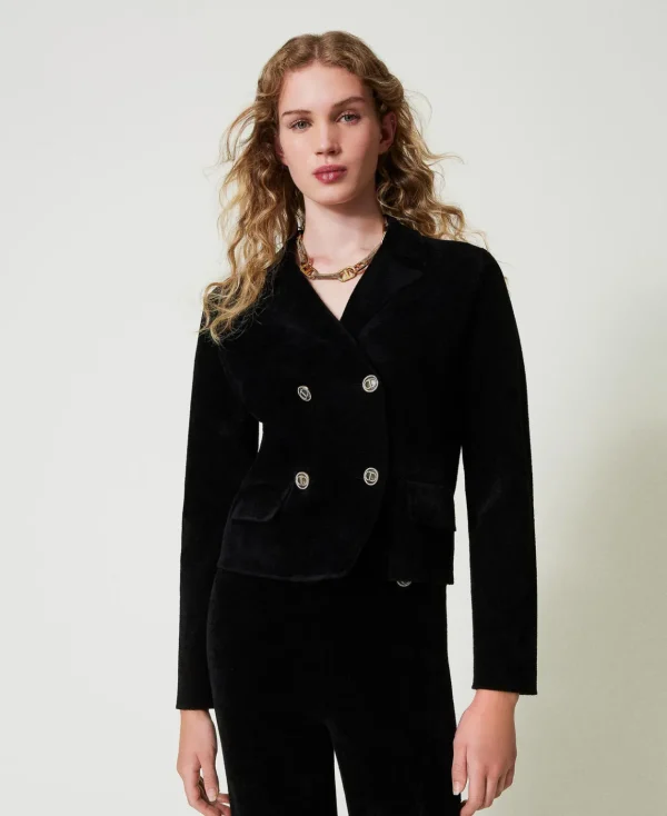 TWINSET Milano Giacca In Maglia Con Bottoni Oval T | Giacche E Piumini | Blazer