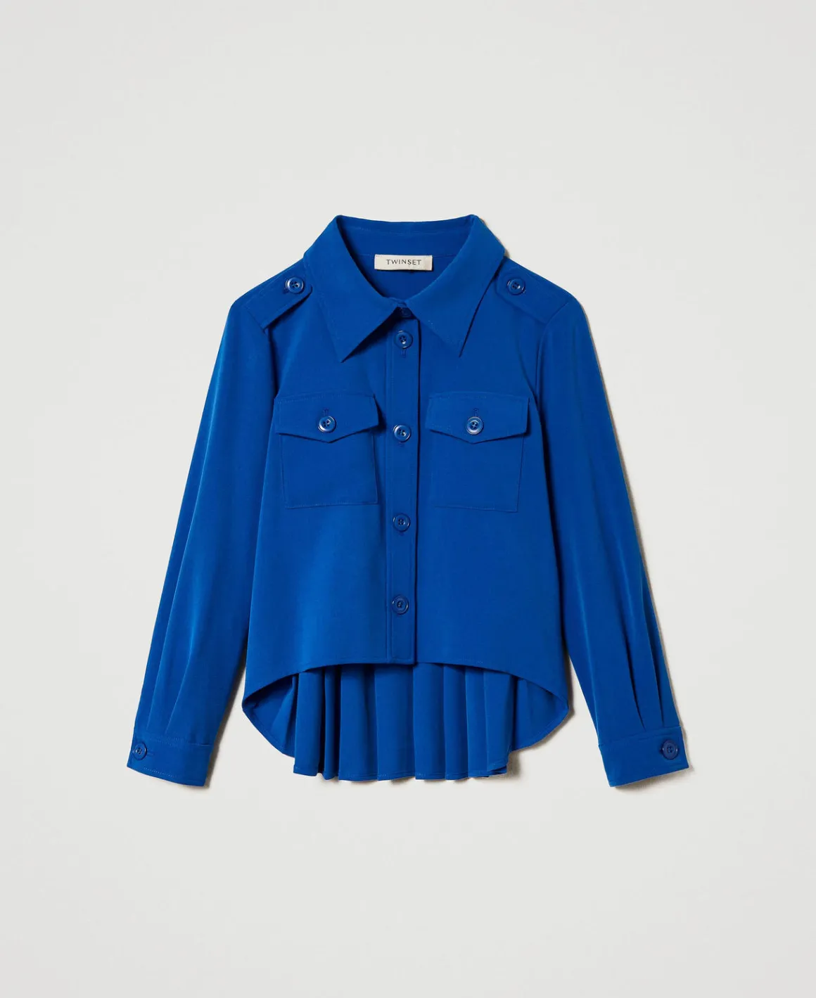 TWINSET Milano Giacca Overshirt In Flanella | Giacche E Capispalla | Bluse E Camicie