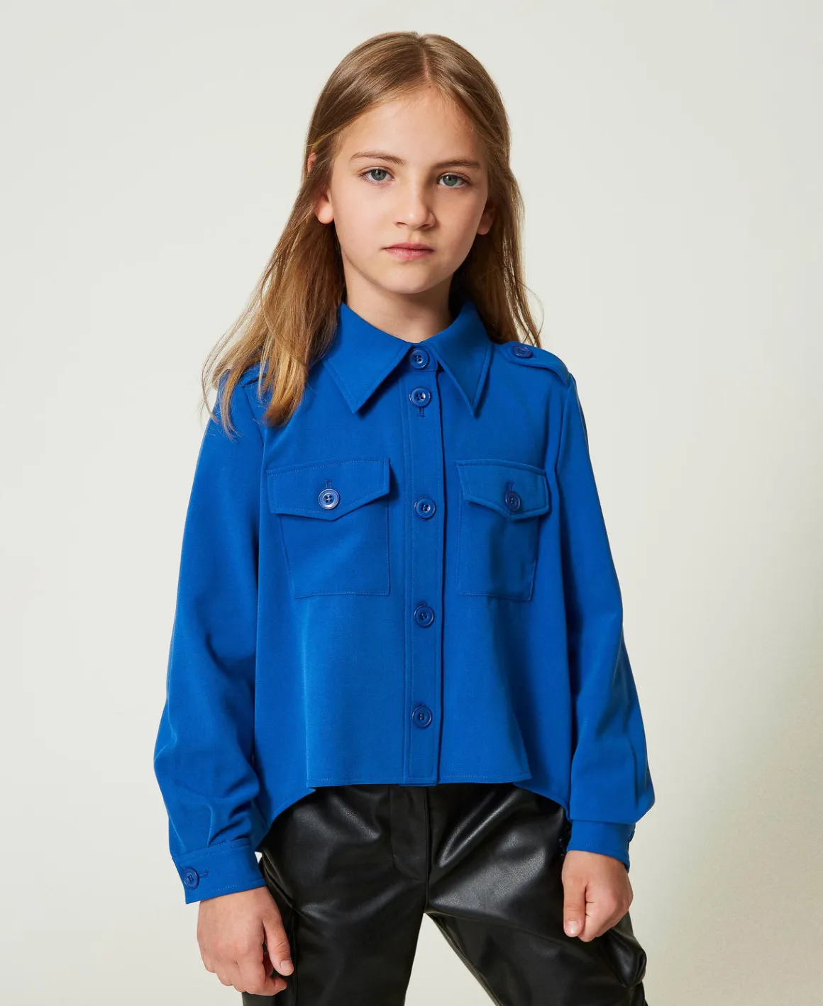TWINSET Milano Giacca Overshirt In Flanella | Giacche E Capispalla | Bluse E Camicie