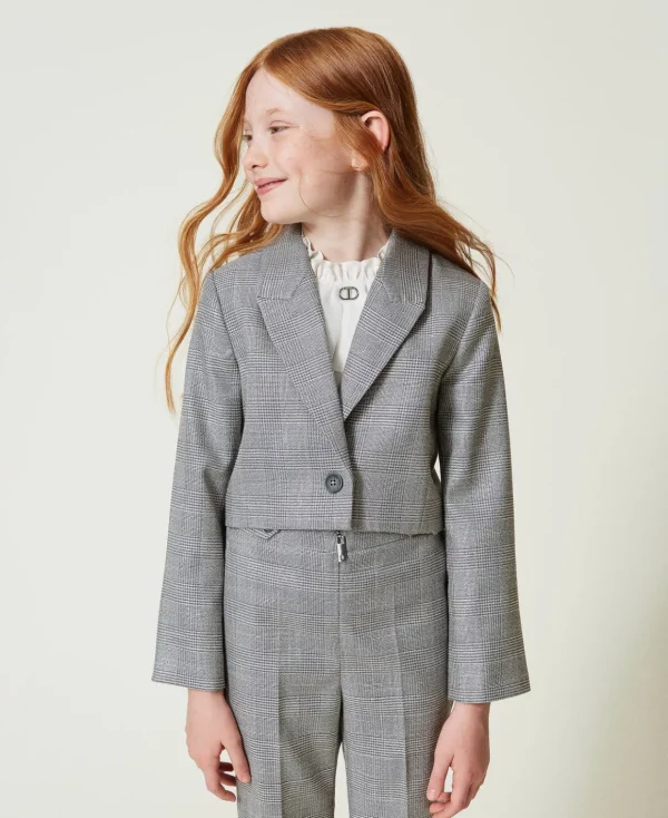 TWINSET Milano Giacca Spencer In Principe Di Galles | Giacche E Capispalla