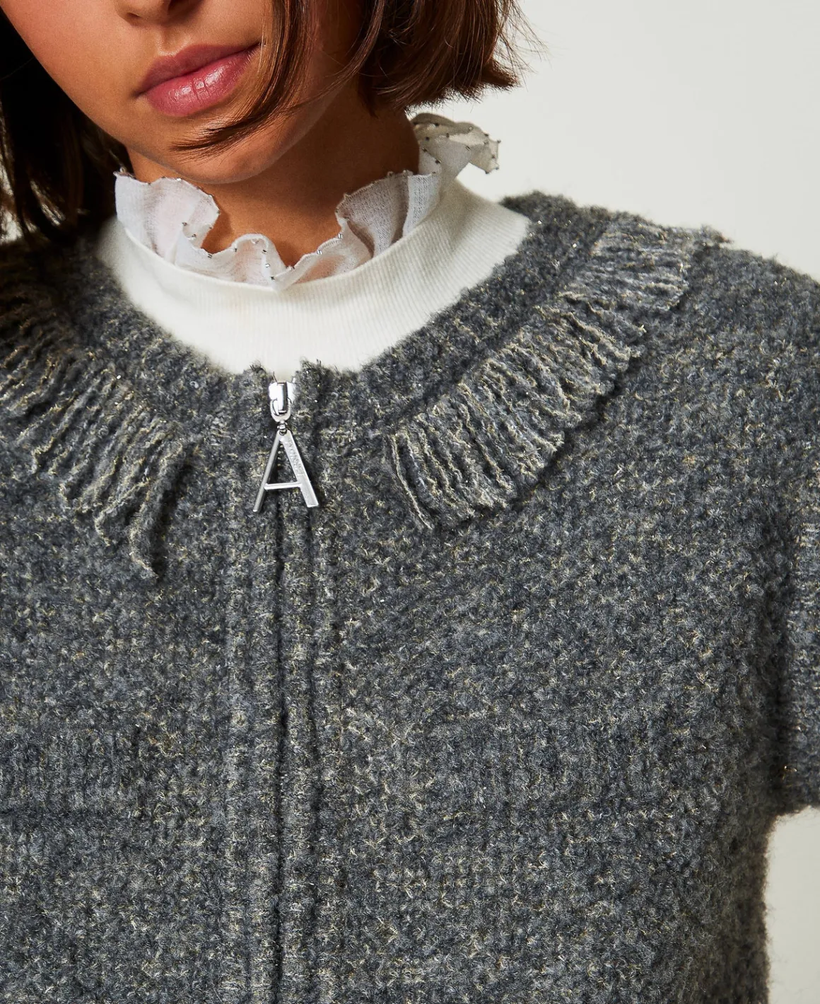 TWINSET Milano Gilet In Maglia Bouclé Riciclata | Giacche E Piumini
