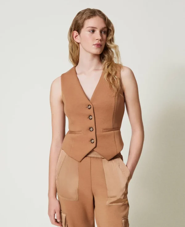 TWINSET Milano Gilet In Tessuto Scuba | Giacche E Piumini | Blazer