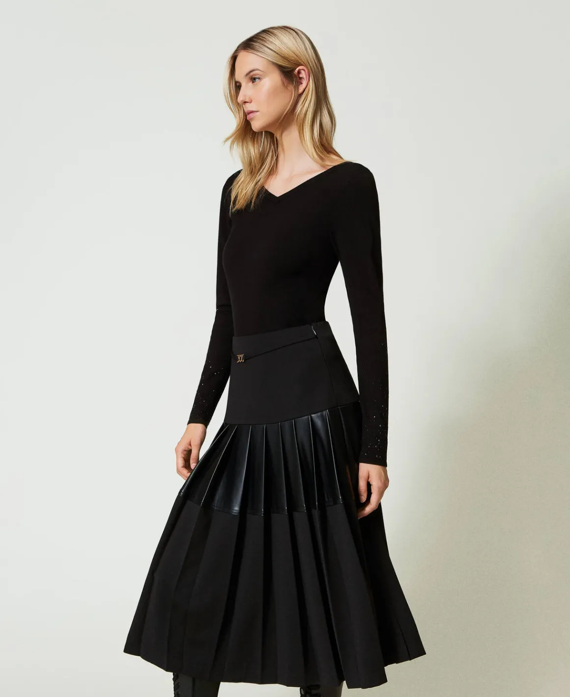 TWINSET Milano Gonna Longuette Con Inserti | Gonne