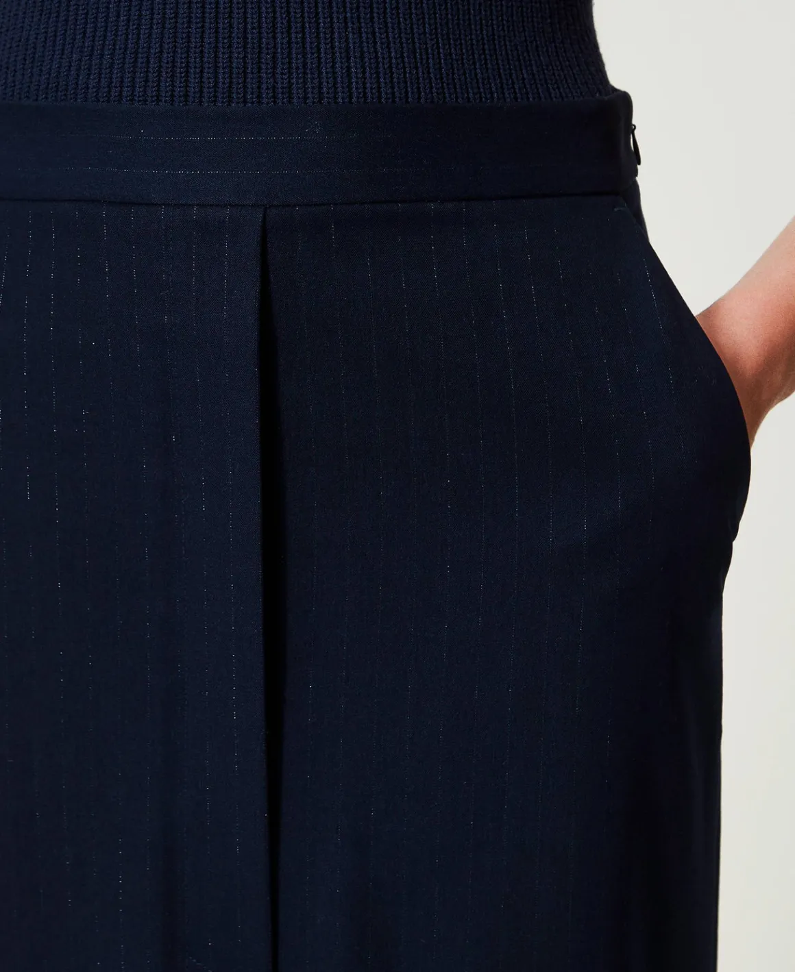 TWINSET Milano Gonna Longuette Gessata Lurex | Gonne