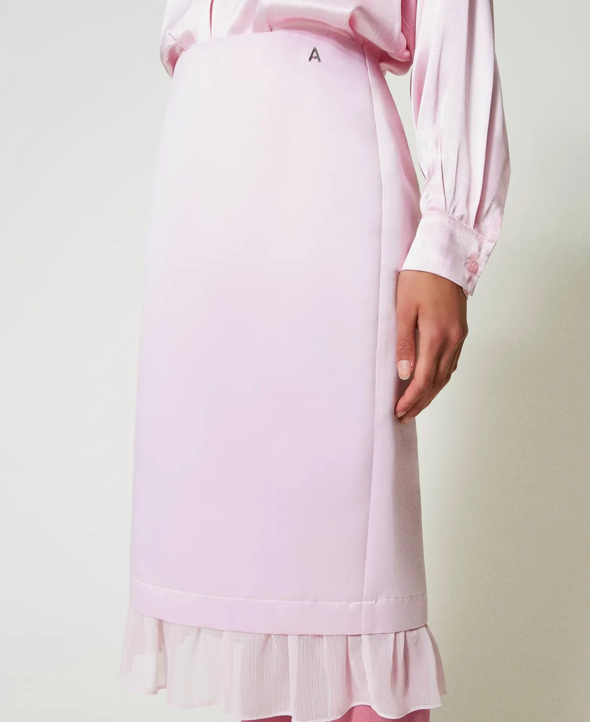 TWINSET Milano Gonna Longuette In Duchesse | Gonne
