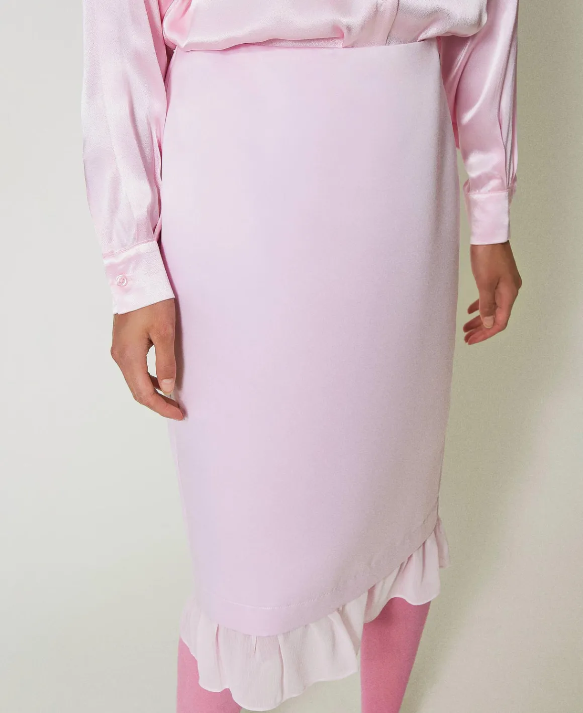 TWINSET Milano Gonna Longuette In Duchesse | Gonne