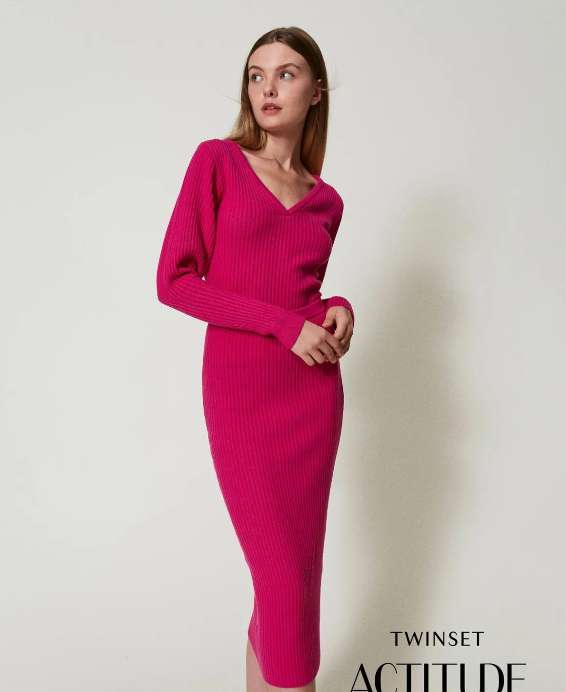 TWINSET Milano Gonna Longuette In Maglia A Coste | Gonne