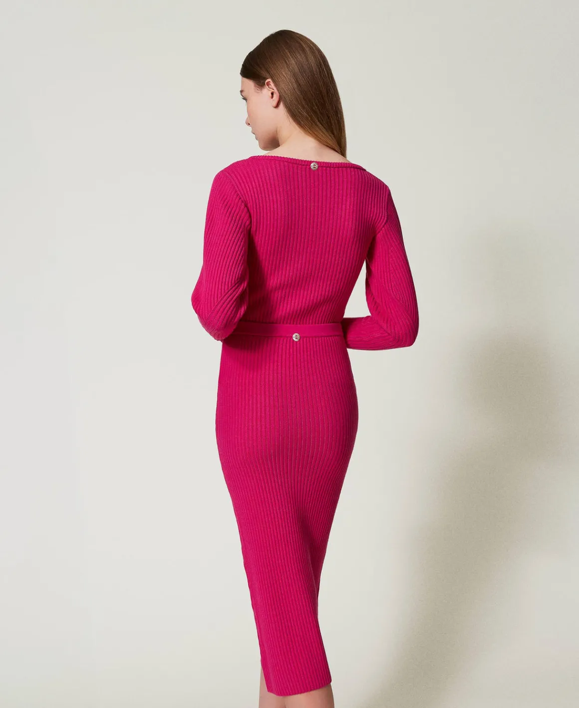 TWINSET Milano Gonna Longuette In Maglia A Coste | Gonne