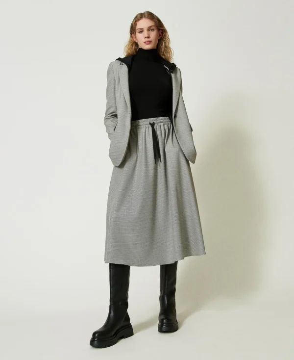 TWINSET Milano Gonna Longuette In Pied De Poule | Gonne