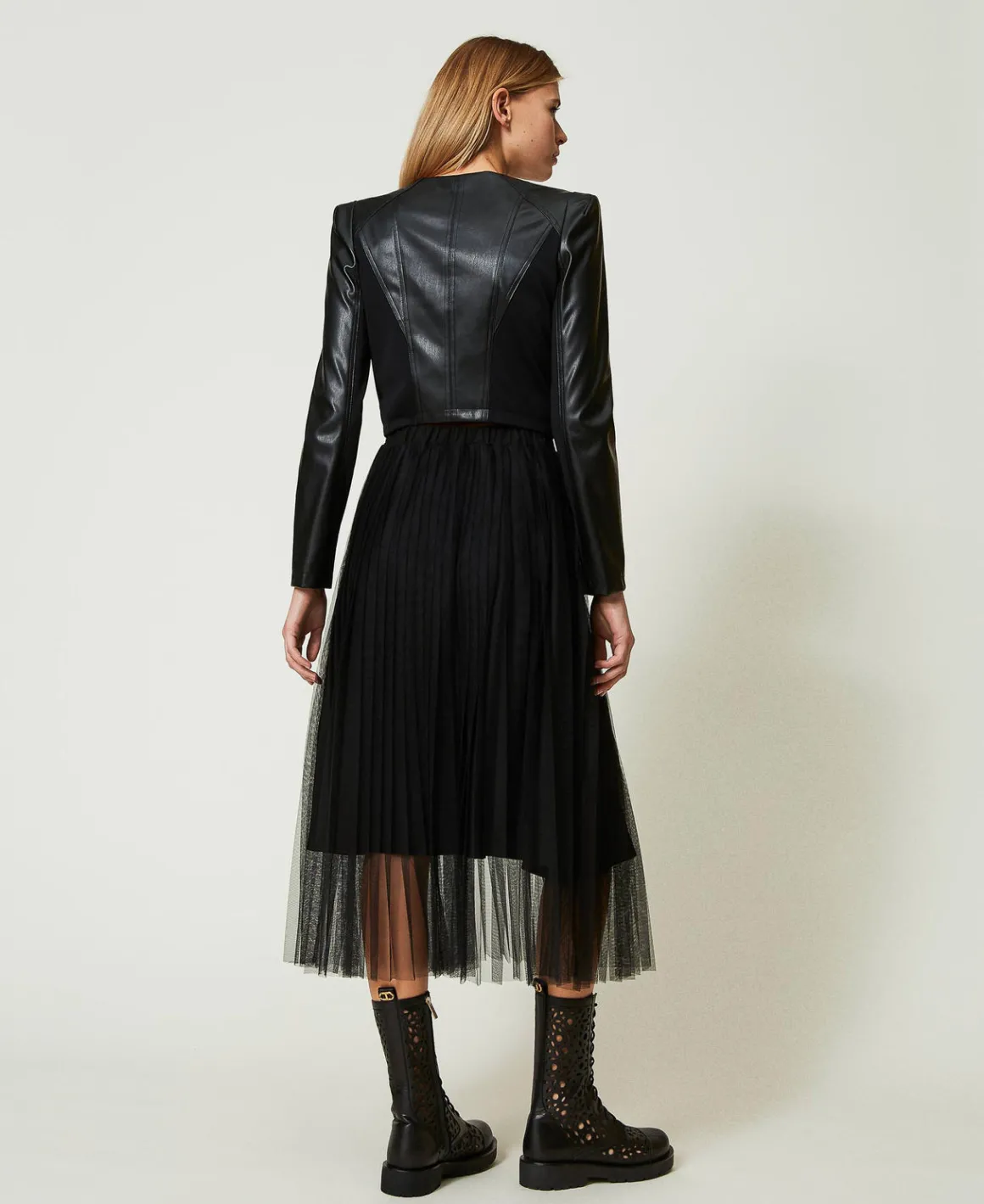 TWINSET Milano Gonna Longuette In Tulle Plissé | Gonne