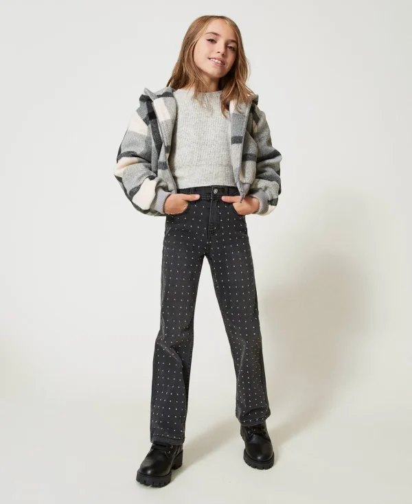 TWINSET Milano Jeans Cinque Tasche Con Borchie | Pantaloni E Jeans