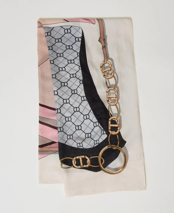 TWINSET Milano Kefiah Con Mix Di Stampe | Sciarpe