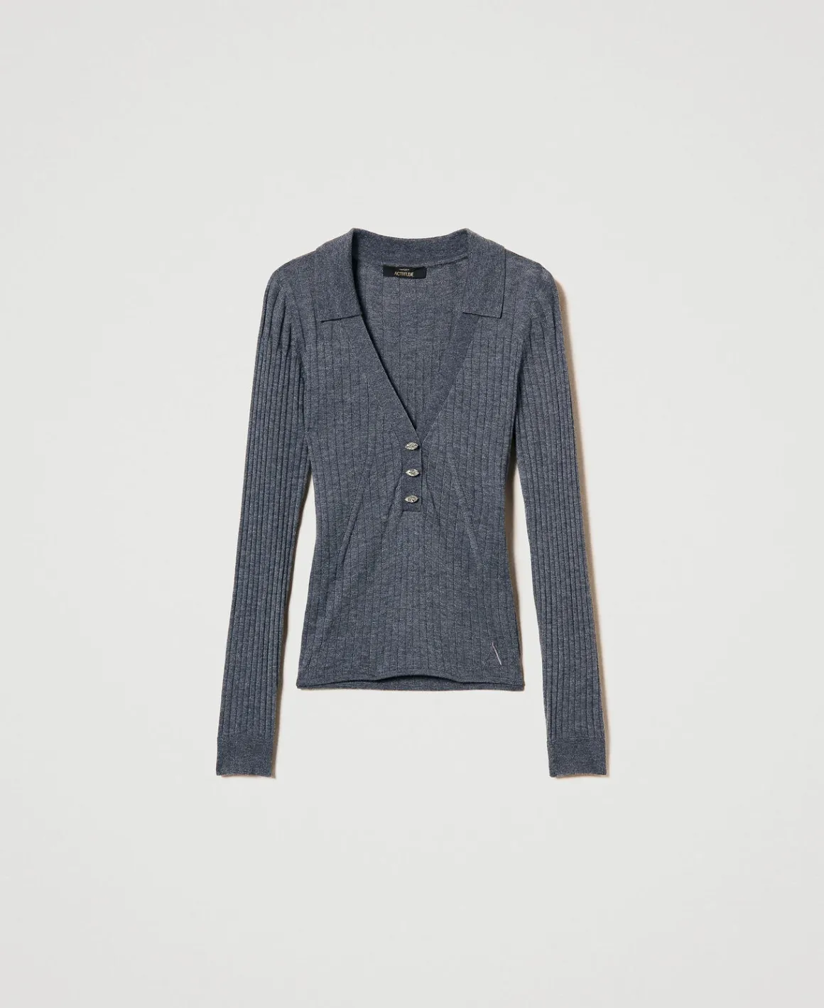 TWINSET Milano Maglia A Coste Con Ricamo | Maglie E Cardigan