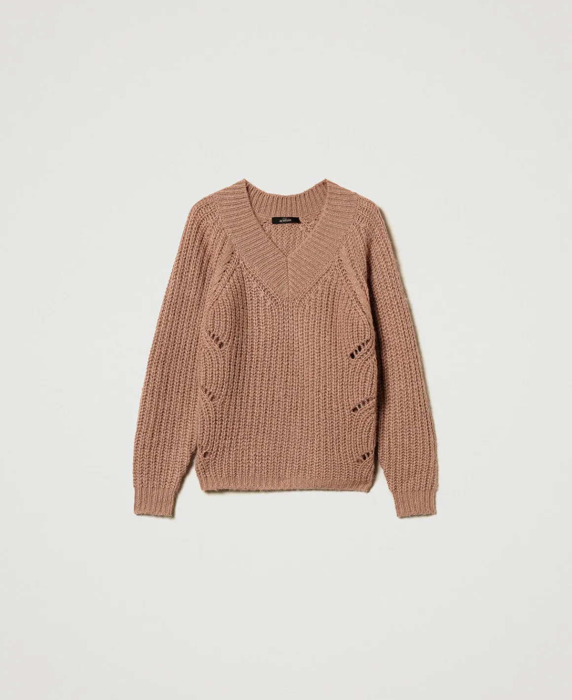 TWINSET Milano Maglia A Coste Con Trecce | Maglie E Cardigan