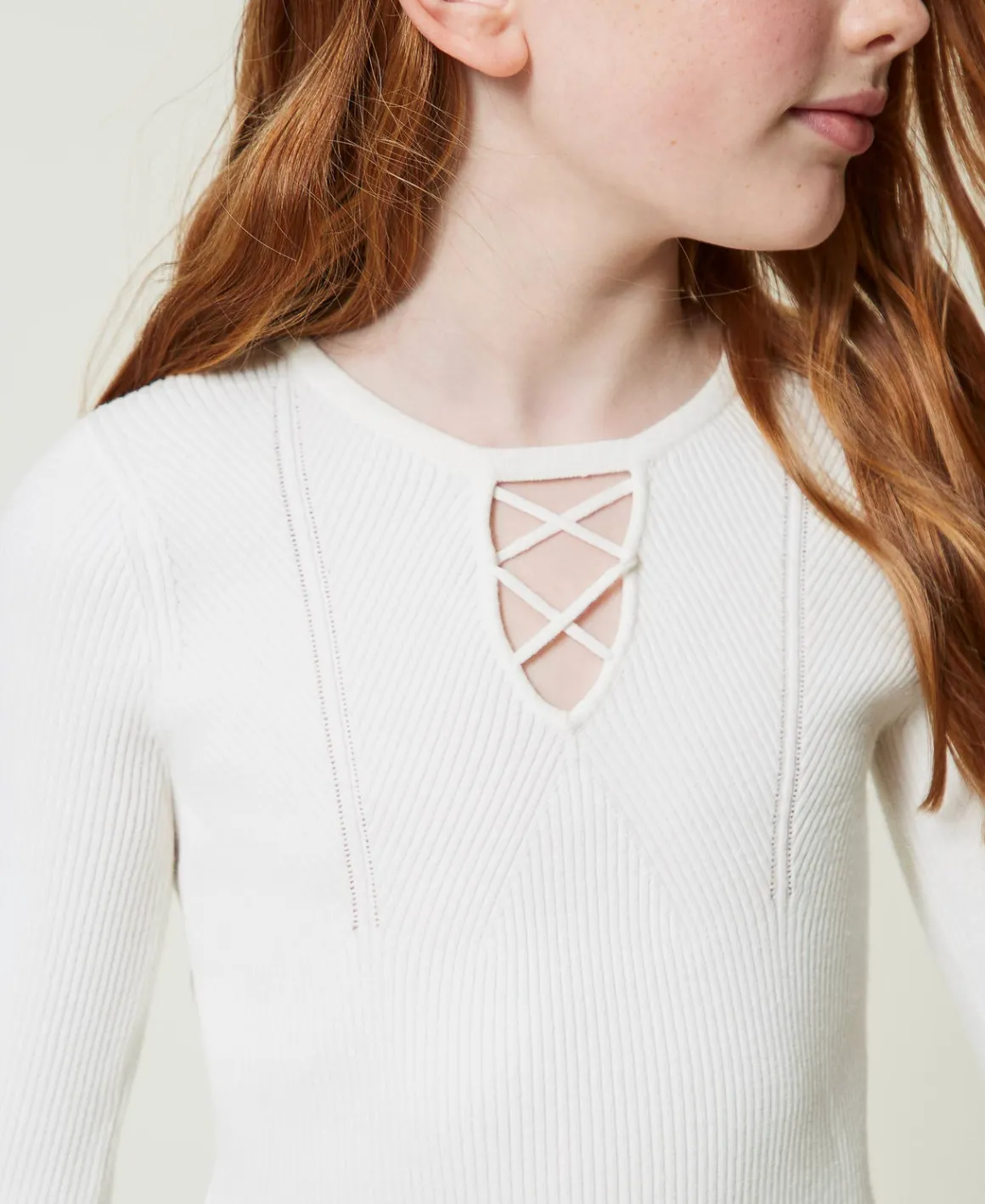TWINSET Milano Maglia A Costine Con Intreccio | Maglie E Cardigan