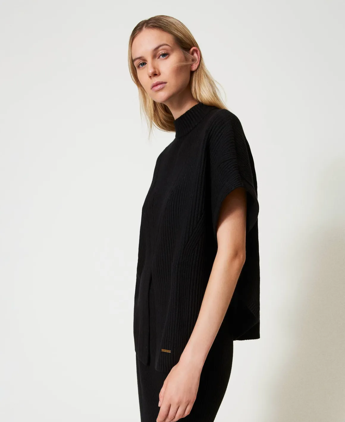 TWINSET Milano Maglia A Poncho A Costine | Poncho