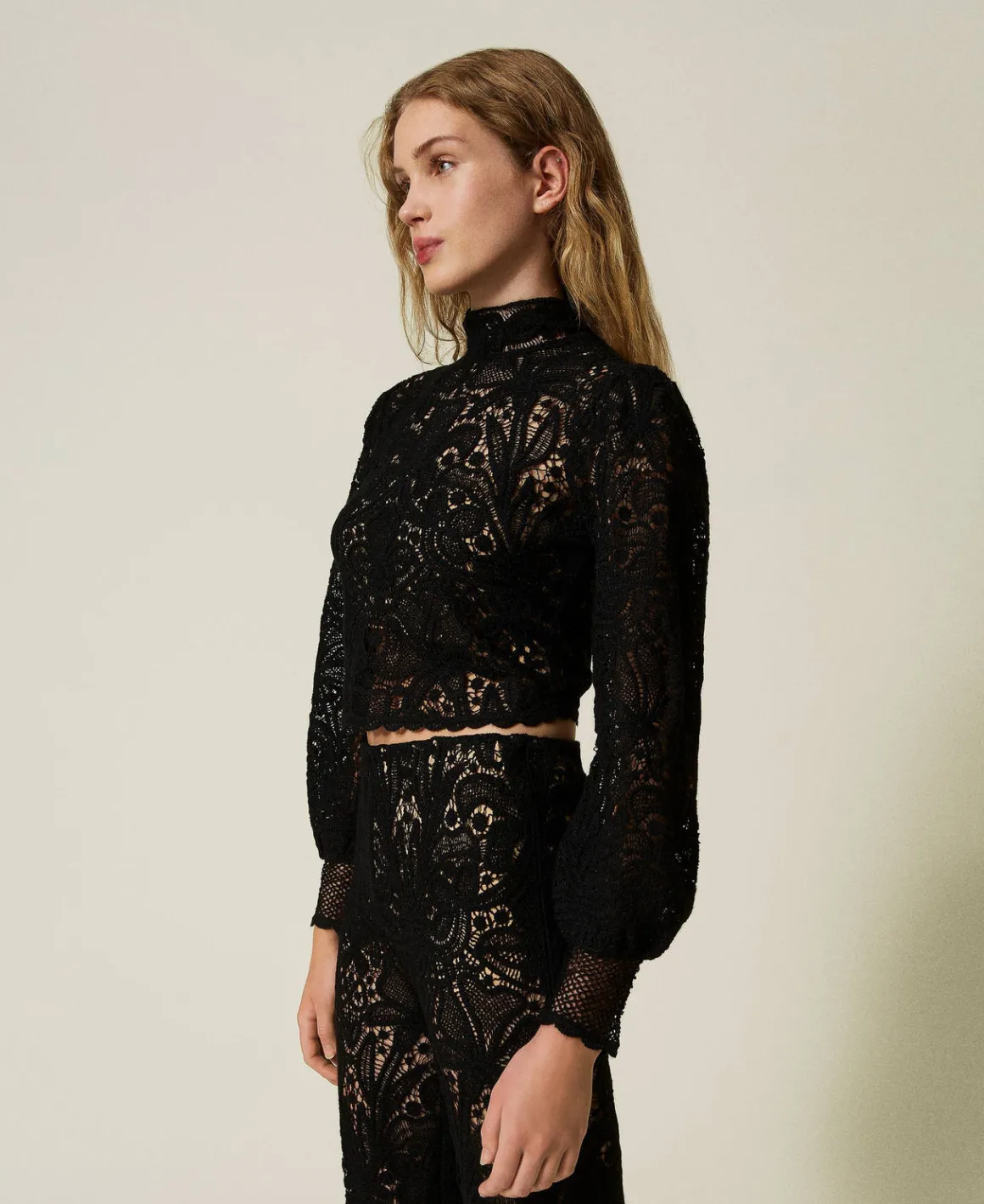 TWINSET Milano Maglia Boxy In Crochet A Fiori | Maglie E Cardigan