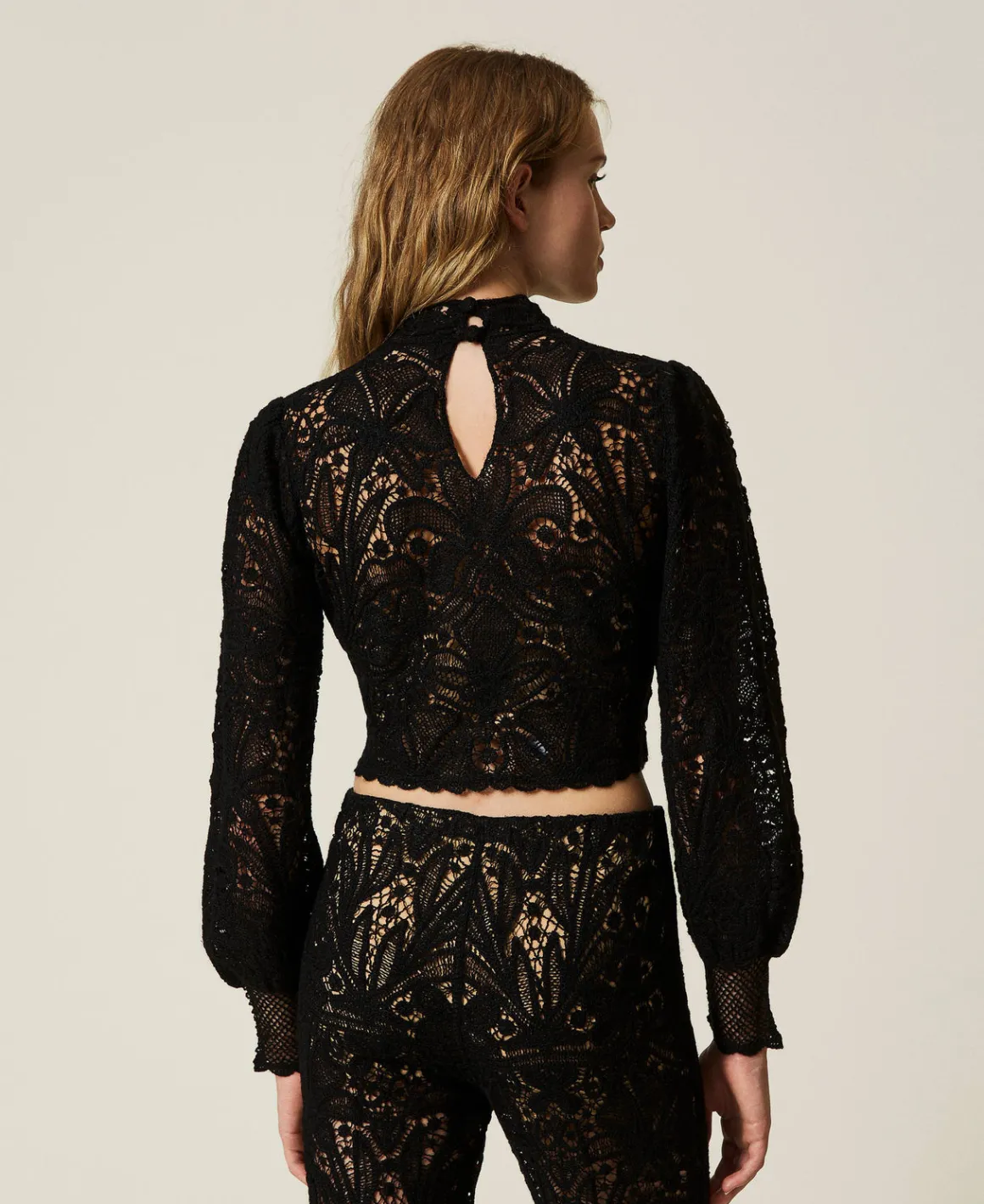 TWINSET Milano Maglia Boxy In Crochet A Fiori | Maglie E Cardigan
