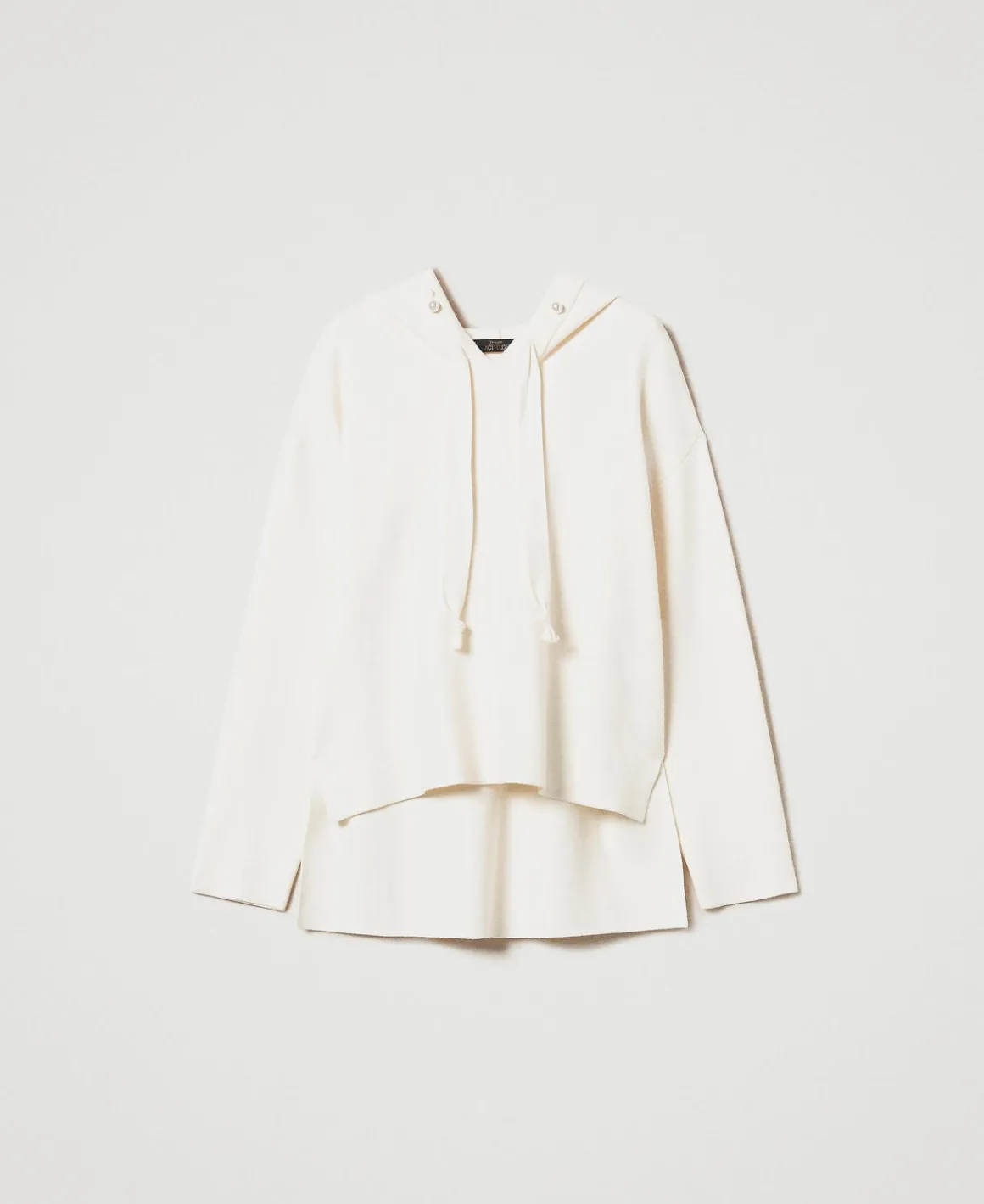 TWINSET Milano Maglia Con Cappuccio E Perle | Felpe | Maglie E Cardigan