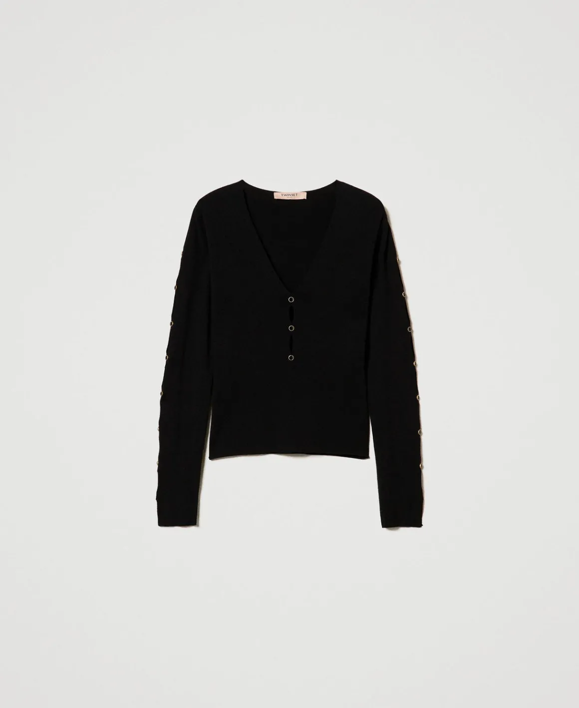 TWINSET Milano Maglia Con Cut-out E Borchie | Maglie E Cardigan