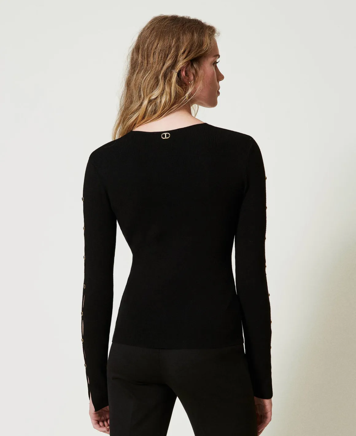 TWINSET Milano Maglia Con Cut-out E Borchie | Maglie E Cardigan