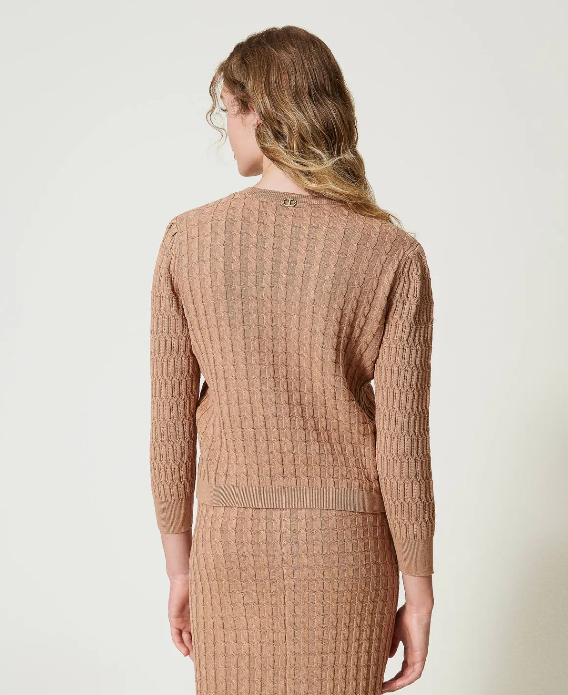 TWINSET Milano Maglia Con Lavorazione Mix Di Punti | Maglie E Cardigan