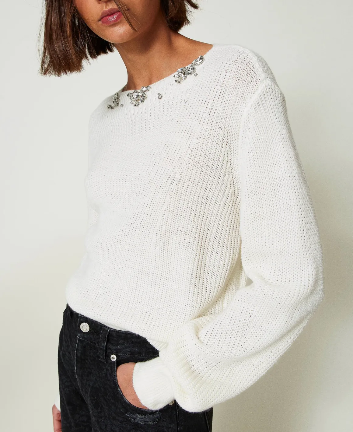 TWINSET Milano Maglia Con Ricami Fatti A Mano | Maglie E Cardigan
