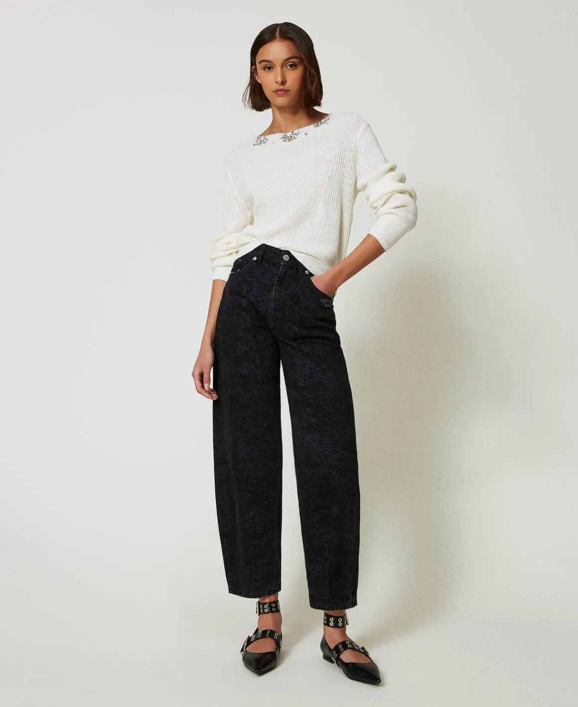 TWINSET Milano Maglia Con Ricami Fatti A Mano | Maglie E Cardigan