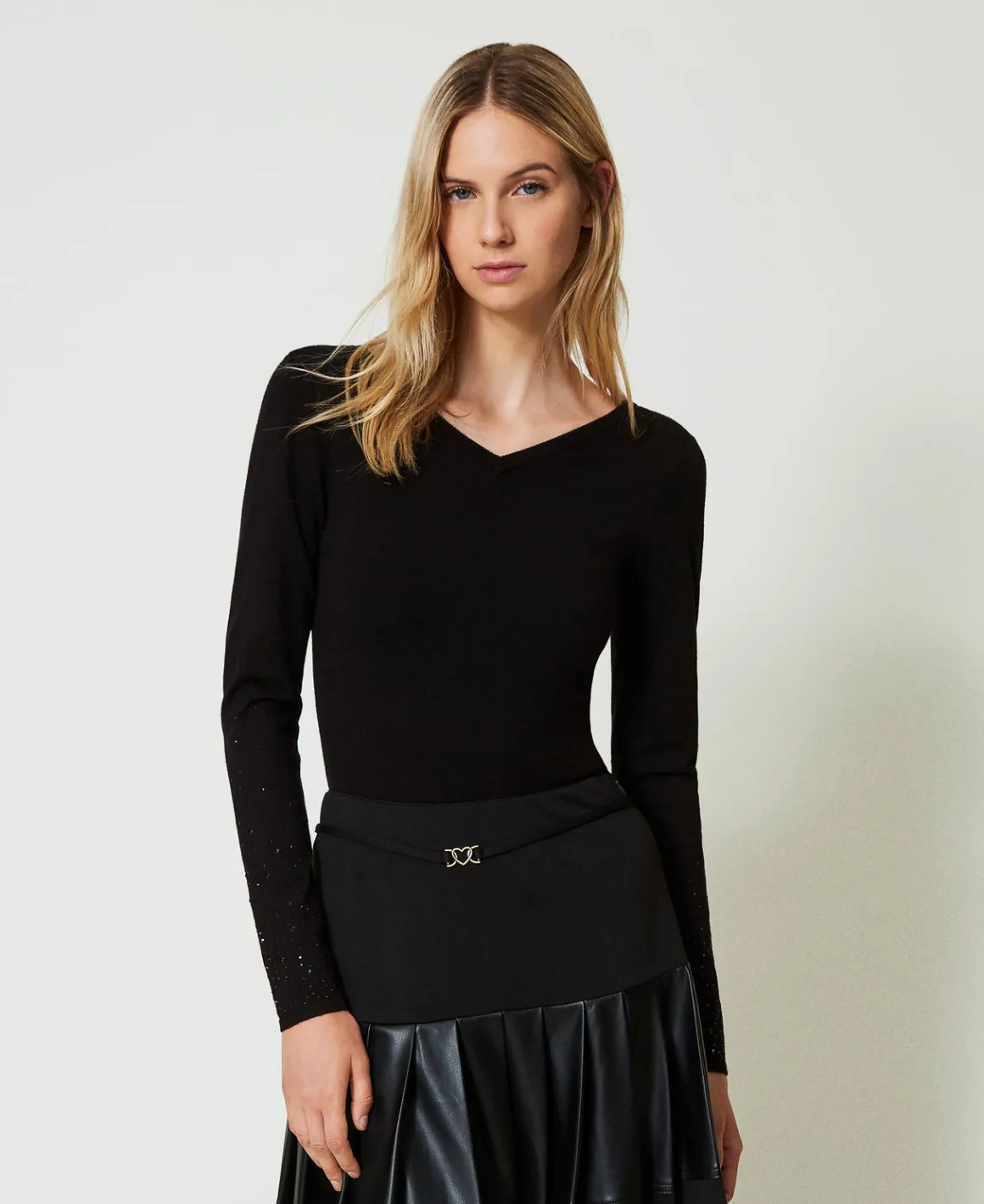 TWINSET Milano Maglia Con Strass In Dégradé | Maglie E Cardigan