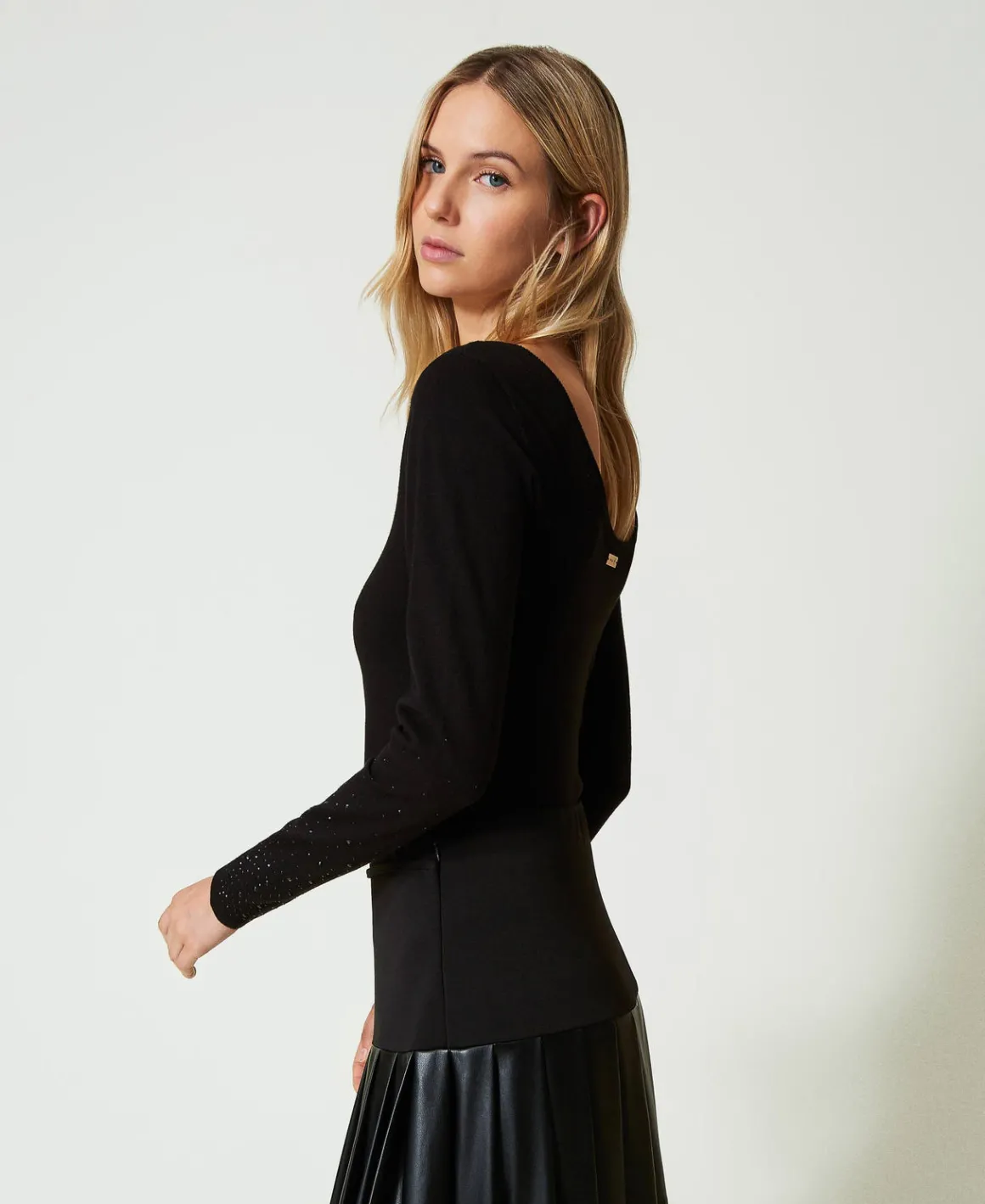 TWINSET Milano Maglia Con Strass In Dégradé | Maglie E Cardigan