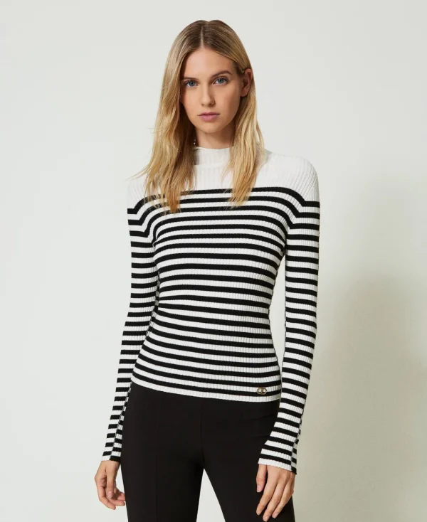TWINSET Milano Maglia Fitted A Righe | Maglie E Cardigan