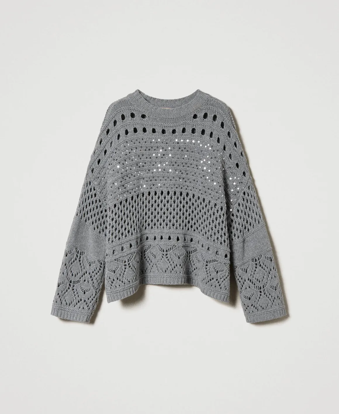 TWINSET Milano Maglia In Misto Lana Con Paillettes | Maglie E Cardigan