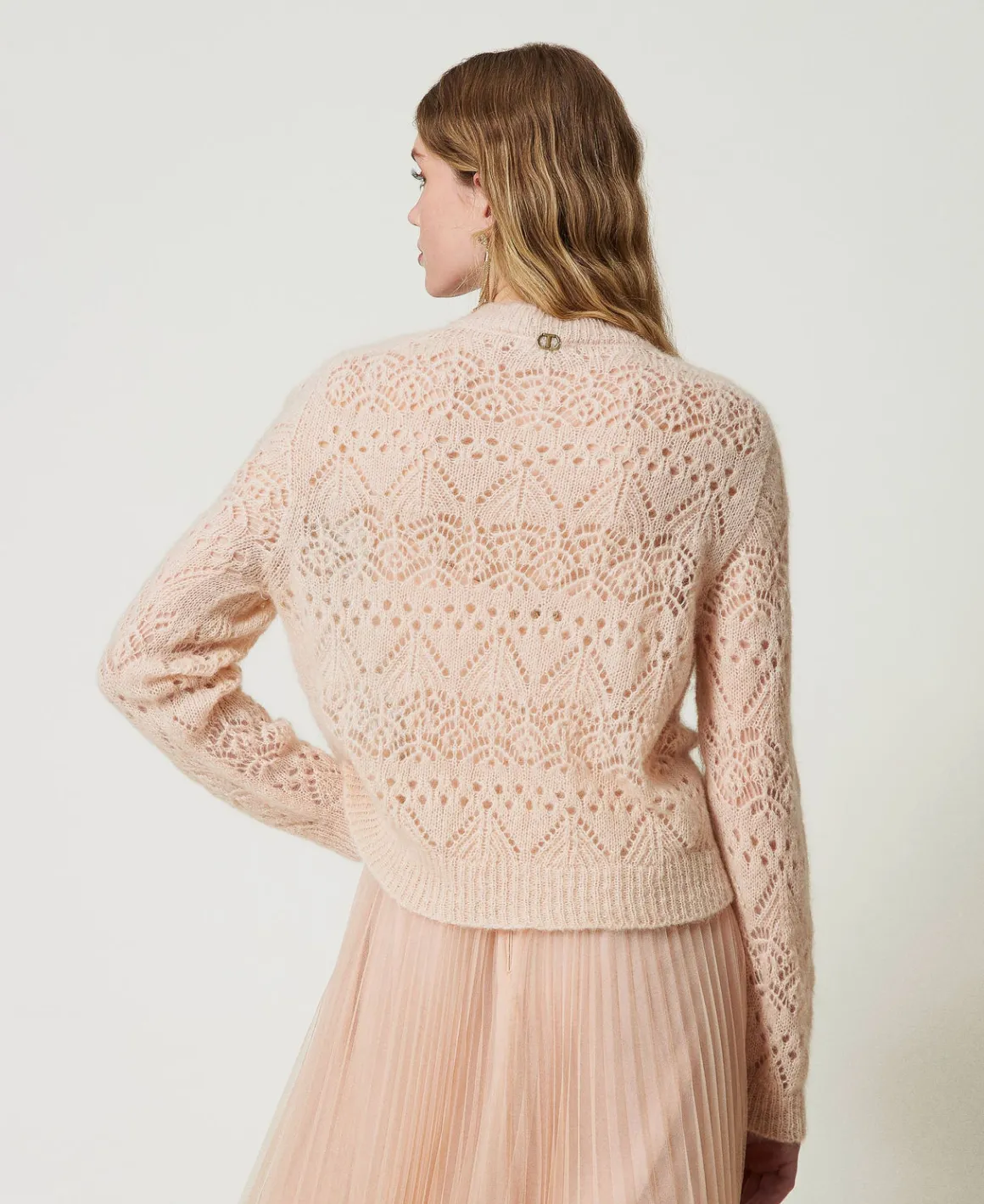 TWINSET Milano Maglia In Misto Mohair Mix Di Punti | Maglie E Cardigan