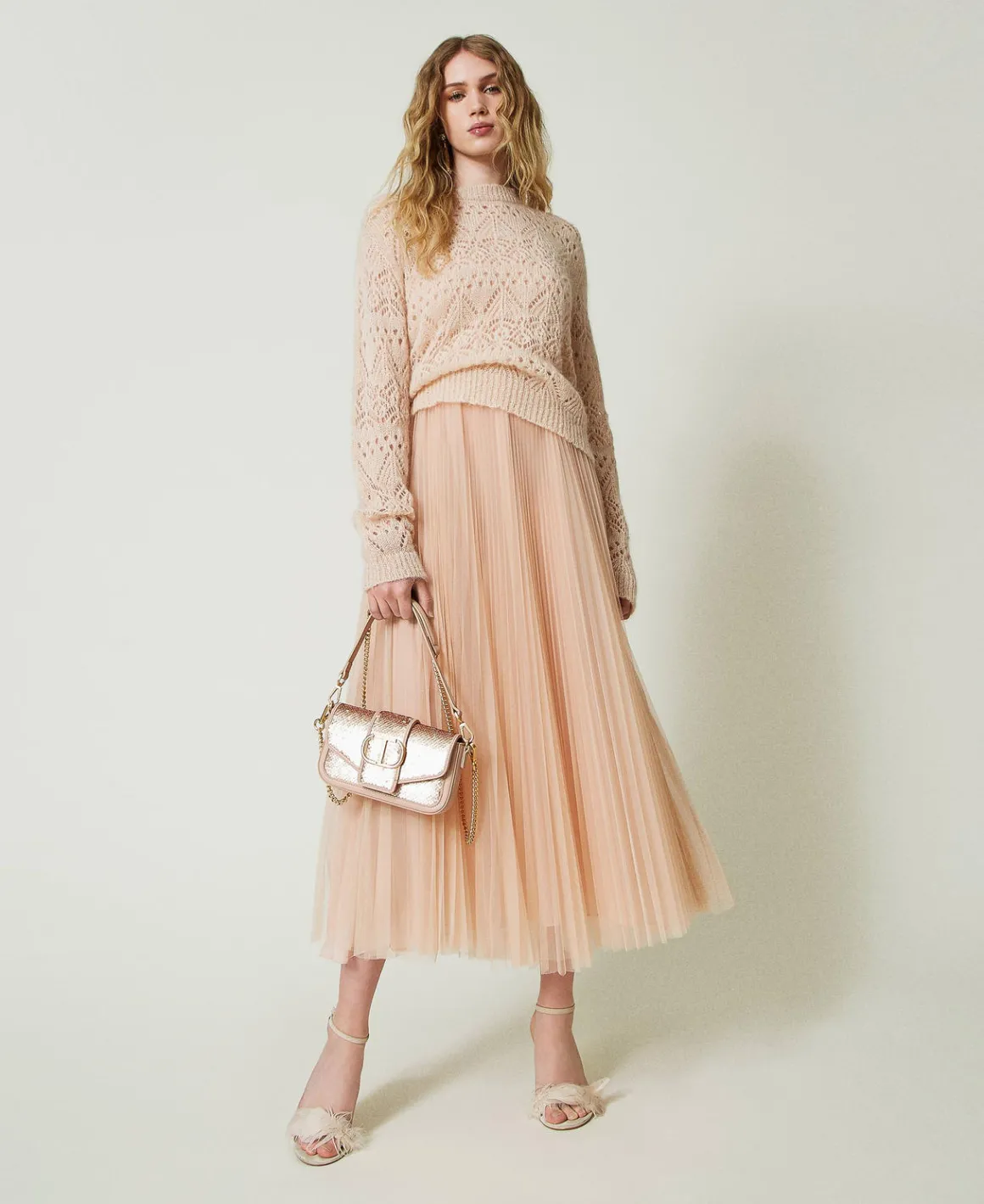 TWINSET Milano Maglia In Misto Mohair Mix Di Punti | Maglie E Cardigan