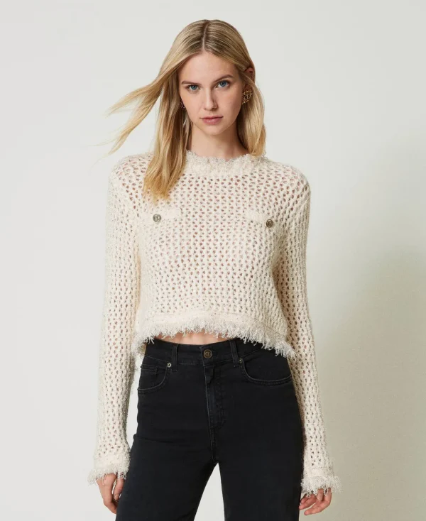 TWINSET Milano Maglia Jacquard A Rete | Maglie E Cardigan
